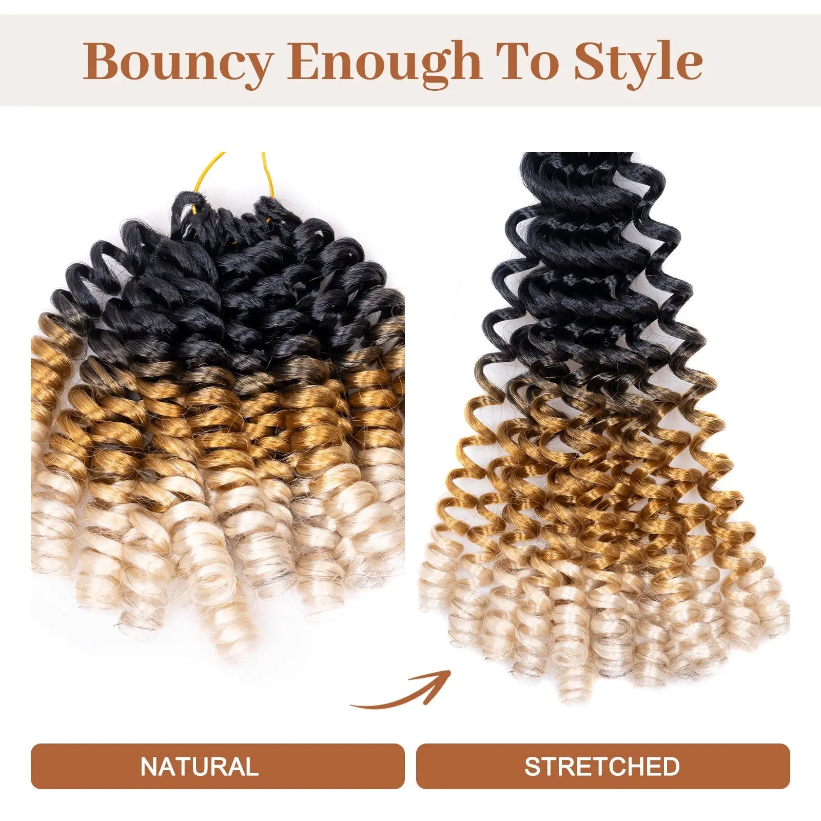 Toyotress Wand Curl Jamican Bounce Curls Synthetic Braiding Hair Exentions